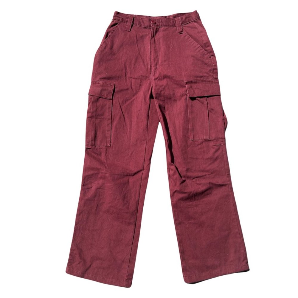 Burgundy Cargo Pants